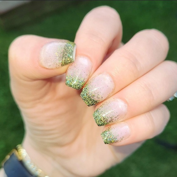 Sparkle & Co Green Holographic Glitter Nail Dip Powder IWIA 29 So No Wifi - Picture 2 of 8